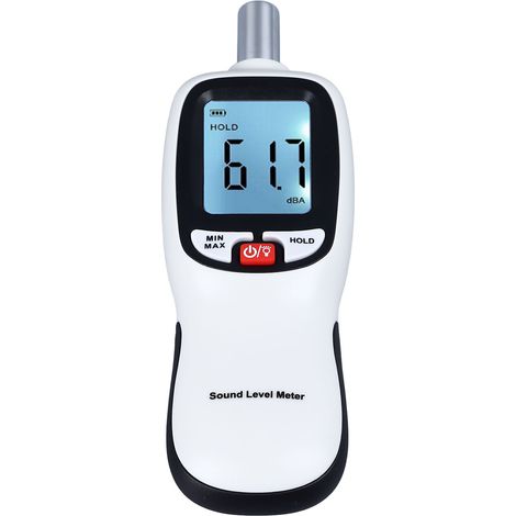 Sound Level Meter 30 To 130dB LCD Backlit Noise Decibel Tester Portable SPL Meter