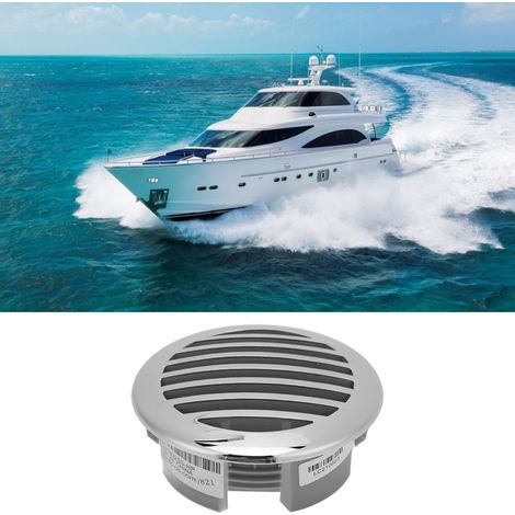 Grille d'aération ronde 8,89 cm en acier inoxydable 316 résistante à la rouille pour camping-cars et bateaux (1/5)