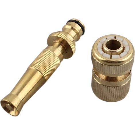 EASYCOMFORT Buse de pulvérisation d'eau à haute pression, arroseur Direct à connecteur rapide, tuyau d'arrosage réglable,Raccordement eau 4 points (1/5)