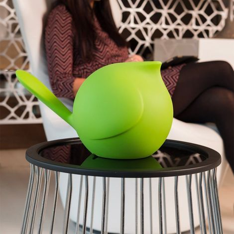 Adorno marca la mesa de diseño moderno carbonero Biggie - Verde oscuro