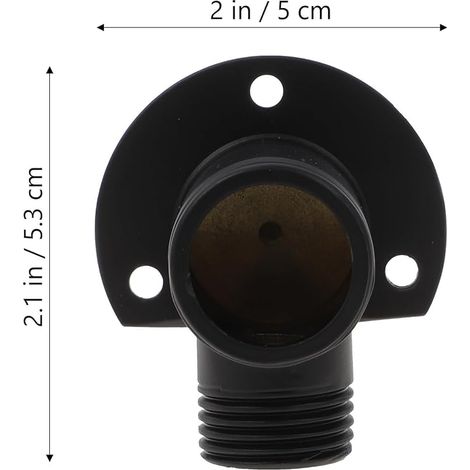 Wall Mounted Shower Faucet Adapter Hose Connector For Exposed Faucet And Thermostatic Bar Mixer Tap Surface Installation Kit For Foot To Claw (1/4)