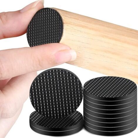 18 Stück rutschfeste Möbelgleiter, Bodenschutz, Silikon-Möbelgleiter, Sofabeinschoner, 25 mm selbstklebender Sofaschutz (runde Form) (1/4)