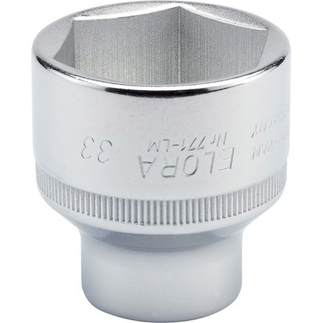 Expert 33mm 1/2 Square Drive Elora Hexagon Socket (Sold Loose) (15322) (1/5)