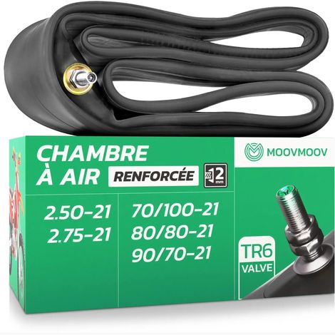 Chambre à Air 21 Pouces pour Pneus 70/100-21, 80/80-21, 90/70-21, 2.50-21 et 2.75-21 - Renforcée (1/5)
