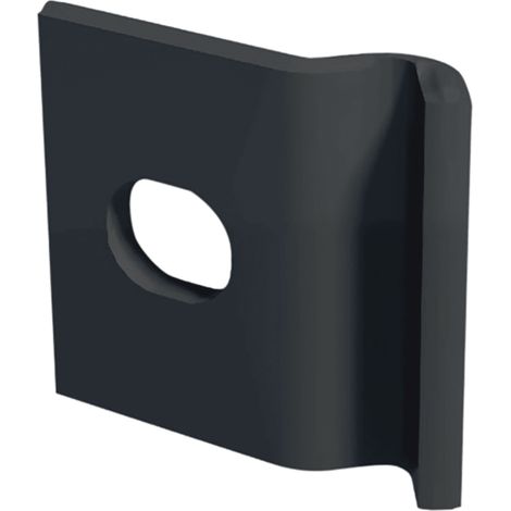 Piastrina ANTRACITE per Fissaggio Pannello al Muro - Kit 10 pezzi (1/3)