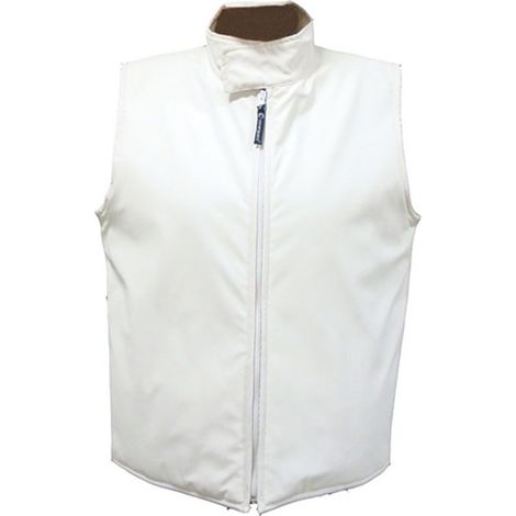 Gilet chaud de travail sans manche FOOD - Blanc L - 48/50