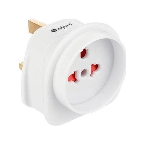 Adaptador de viaje dpm enchufe tipo G fusible 10 A