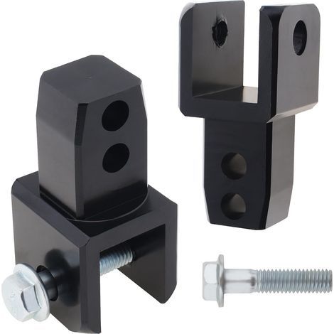 Elevador de amortiguador para quad, elevador de amortiguador para motocicleta, kit elevador de amortiguador trasero para motocicleta para chasis (sin tornillos) (1/5)