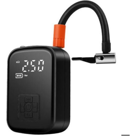Compresseur à Air Portatif, 4000mAh Mini Pompe à Air Électrique 150PSI Gonfleur Pneus Voiture Rechargeable pour Vélo, Moto, Scoote