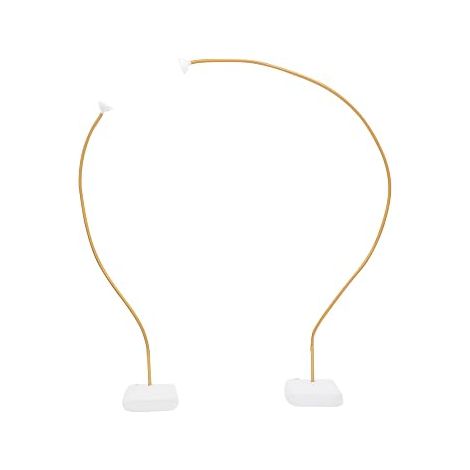 Kit d'arche de ballons de 2,5 m et 1,5 m - Support flexible pour arche de ballons - Support de fond - Support d'arche de ballons flexible - Support de ballon pour mariage, fête d'anniversaire, remise (1/5)