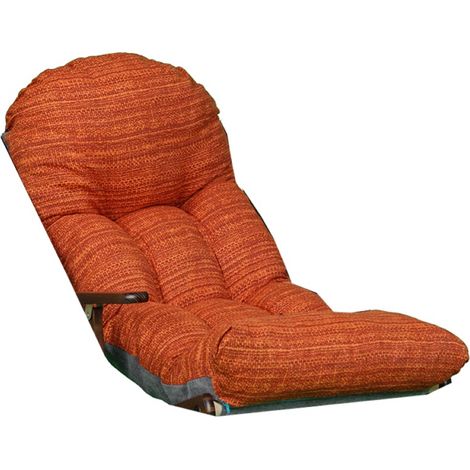 Cuscino imbottito per poltrona sdraio in policotone lusso Arancio