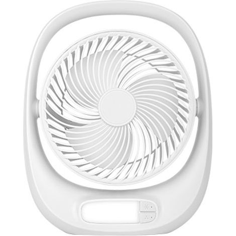 Ventilador de sobremesa inalámbrico Águila motor AC 5W blanco (1/4)