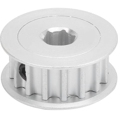 Ortviai Poulie crant d'entraînement HTD 5 mm – Modèle 5414-4008-0016 – 16 dents, alu, alésage hexagonal 8 mm (1/3)