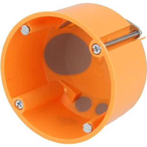 Boîte cloisons creuses F-TRONIC, Ø 68 mm, P 61 mm, étanche, membrane perforation