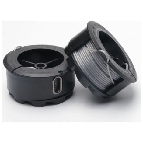 FENOPLASTICABobine Fil pour BOSCH UniversalGrassCut Coupe Bordure 18 18-26 18-260 F016800570 avec Couverture (1/5)