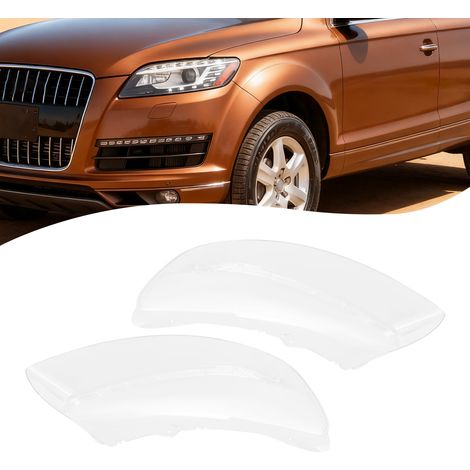 2x Scheinwerferglas-Abdeckung für Audi Q7 2006-2015, PC-Material, Klar, Direkter Austausch (1/5)