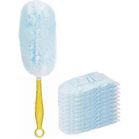 Yousheng Lot de 10 plumeaux électrostatiques - Outil polyvalent d'attraction de la poussière - Nettoyage à 360° - (1/5)