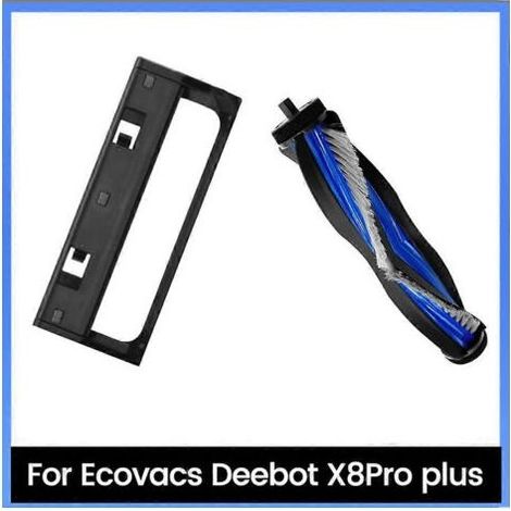Couvercle de brosse principale et brosse principale pour aspirateur Ecovacs Deebot X8Pro Plus - Pièces détachées pour aspirateur - Couvercle de brosse rotative (1/5)