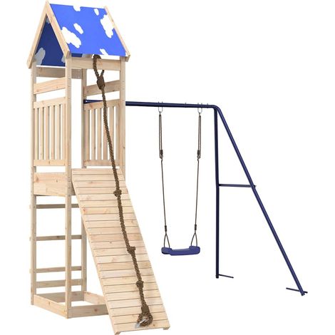 Outdoor Playset Solid Wood Pine vidaXL (1/5)