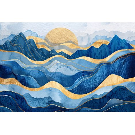 Papier peint panoramique - Paysage Boho - 130 cm x 87 cm (1/2)