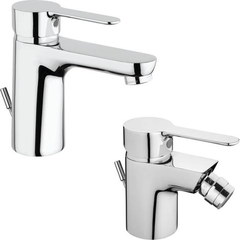 Set miscelatori Mamoli Acquachiara lavabo e bidet piletta INCLUSA (1/4)