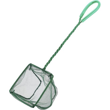 1 Filet à Poissons 10 cm Maille Fine Nylon Poignée Métallique pour Aquarium Étang Koi (1/5)