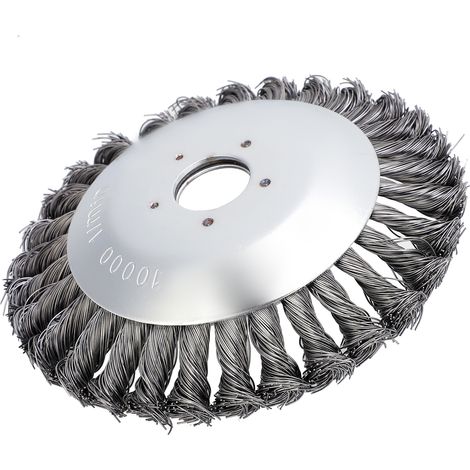 Bol de désherbage en forme de coupe pour tondeuses à gazon, en fil d'acier inoxydable, 15 cm (1/5)