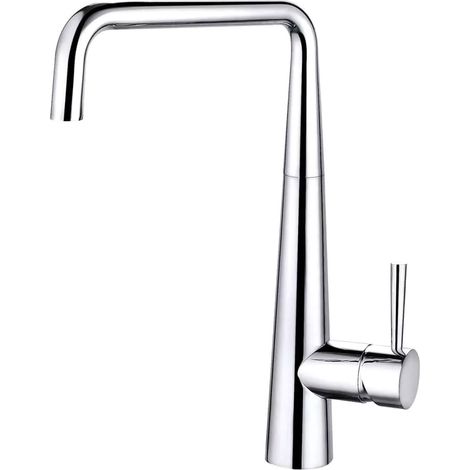 Nuie Roshni Kitchen Sink Mixer Tap Single Lever Handle - Chrome (1/2)