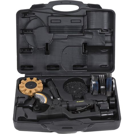 Kit d'outils RC7095K : pneumatique MBX multi-ponceuse RC7095, réglage de la vitesse en continu, poignée réglable, avec de nombreux accessoires, livré dans un coffret en plastique (1/5)
