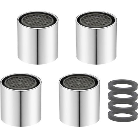 M16/M18/M20/M22 x 4pcs Aerators Filter Nozzle Filter Tap Aerator Spare Parts for Splash Testing and Water Saving - Internal Thread (M16) (1/5)