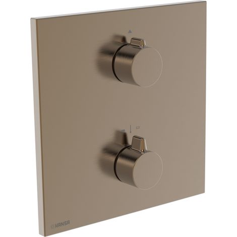 HANSA HA Conjunto embellecedor para una salida - HANSAEASYMIX 8871 Embellecedor cuadrado Bronce, 8871906281