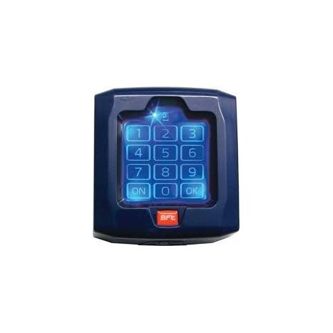 BFT – Clavier codé sans fil 10 canaux – 100 codes – Rétro-éclairé – Fréquence 433 Mhz – Usage extérieur – Commande radio (1/2)