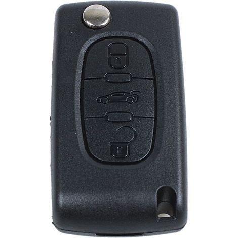 Coque De Protection Pour Télécommande Voiture 407 SW Pliable Trois Boutons-Chrom (1/4)