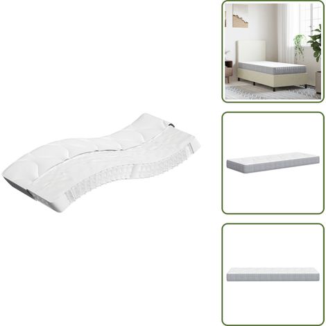 Matelas à ressorts ensachés moyen 80x200 cm - Matelas À Ressorts Ensachés - Matelas Confortable - Matelas Double - Matelas Bon Marché - Literie (1/5)