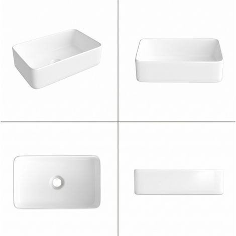 Lavabo da appoggio Helmken 67448000 (48x29,5) Bianco (1/5)