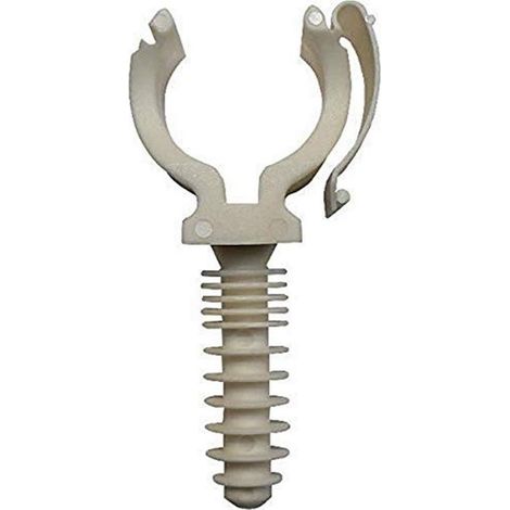 Ram - Clipeo Simple Collier-Cheville pour Tube Multicouche, 26mm, Blanc, Seau de 100 (1/2)