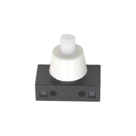 Interruttore a pulsante unipolare 2A 250V Bianco (1/2)