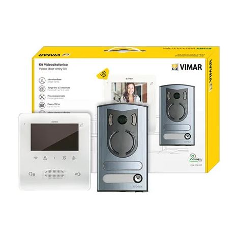 Kit videocitofonico monofamiliare Elvox K40515.R Tab 5S Up Wi-Fi Due Fili Plus espandibile a colori