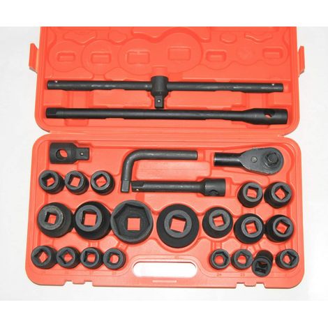 CHIAVI BUSSOLA GIGANTI 3/4 26 PZ 21 65MM CRICCHETTO PROLUNGA CAMION RINFORZATE M