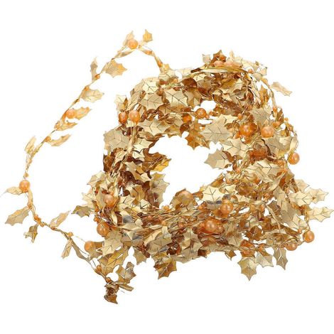 Guirlande de perles et feuilles, fil de pêche, perles pour loisirs créatifs (3 pièces) (1/5)