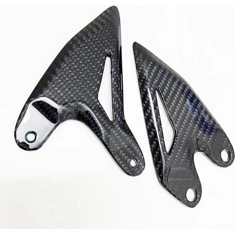 1 color set: carbon fiber structure Material: motorcycle footrest protectors and footrest covers made of carbon fiber.--DTEKGAZ