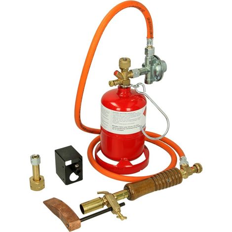 Banyo – Kit de soudage et découpe à flamme – Brasage tendre avec réducteur de pression – Applications variées pour gouttières – Haute durabilité