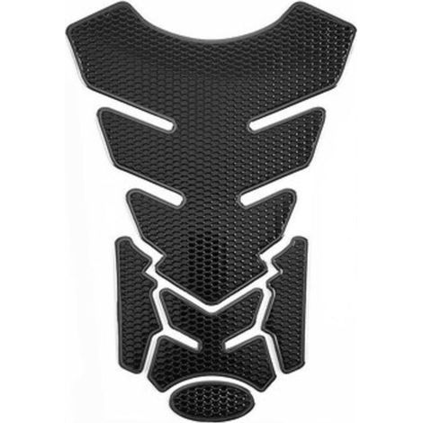 Protezione serbatoio, protezione serbatoio moto, adesivi per serbatoio carburante, adesivo protettivo per serbatoio moto, per motociclette universali, nero (PVC) (1/5)