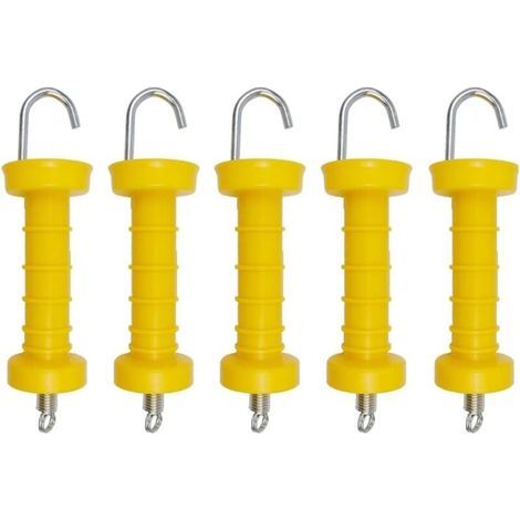 Pièces de Haute Qualité Poignée de Portail de Clôture Électrique Poignées à Ressort Isolées Poignée de Porte en Plastique Accessoires de Clôture de Ranch (1/5)