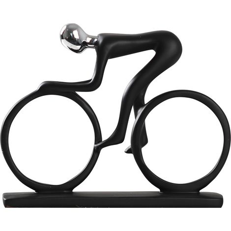 Statue De Cycliste Sculpture D'athlète Cycliste Figurine Miniature pour Vélo Bike Rider Ornement Art Sports Hobby Figure Ornement Décoration De Table (1/5)