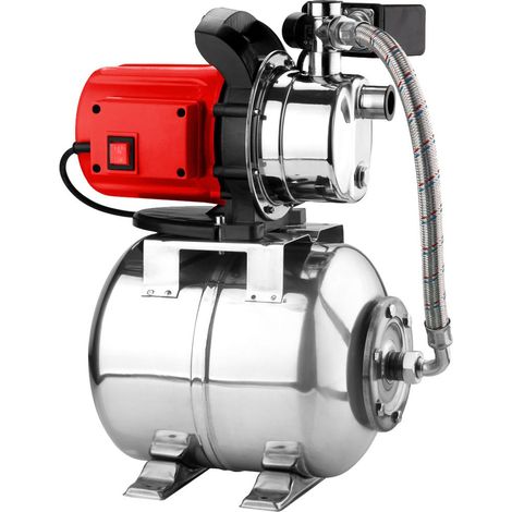 Hauswasserwerk Strend Pro Garden, 1000 W, 3500 l/h, 24 l, Edelstahl (1/5)