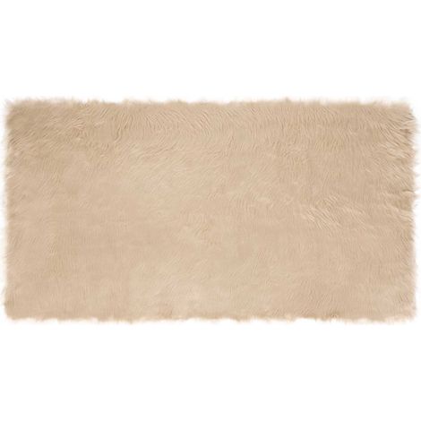 Maison Exclusive - Teppich aus Kunstschaffell TAFALLA Beige 80 x