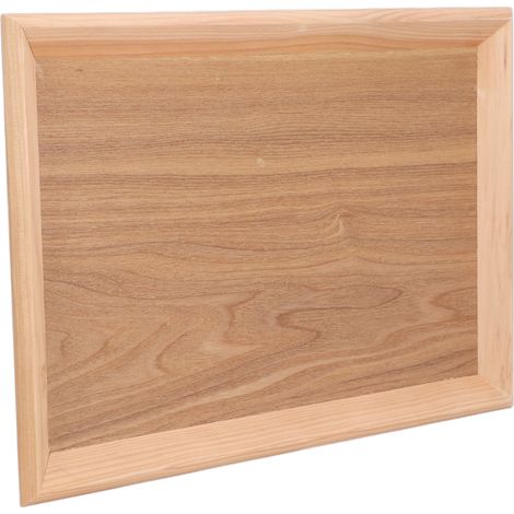 Plateau de service en bois pour la maison, les cafés et le thé de l'après-midi. Élégant et simple, il est idéal pour les fêtes et les réunions de famille. Dimensions : 40,5 x 30,5 cm / 15,9 x 12 pouce (1/5)