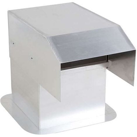 Pasamuros de aluminio para techo, tubos, conductos para sistemas de aire acondicionado/bombas de calor/ventilación/PV/Solar - Sección transversal 400 x 400