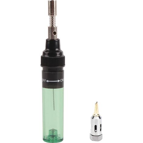 Fer à souder à gaz en forme de stylo, torche à gaz, économie de travail, poignée ergonomique, fer en plastique pour travaux (1/5)